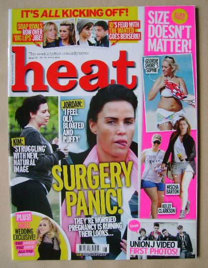 Heat magazine - Surgery Panic! cover (20-26 April 2013)