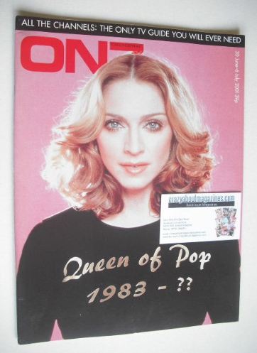 <!--2001-07-->ON7 magazine - July 2001 - Madonna cover