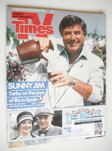 <!--1987-10-10-->TV Times magazine - Jimmy Tarbuck cover (10-16 October 198