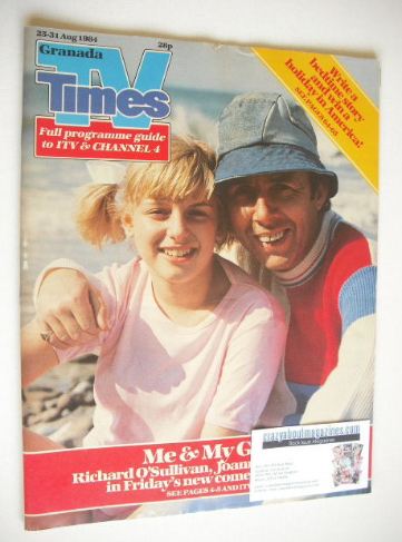 <!--1984-08-25-->TV Times magazine - Me & My Girl cover (25-31 August 1984)