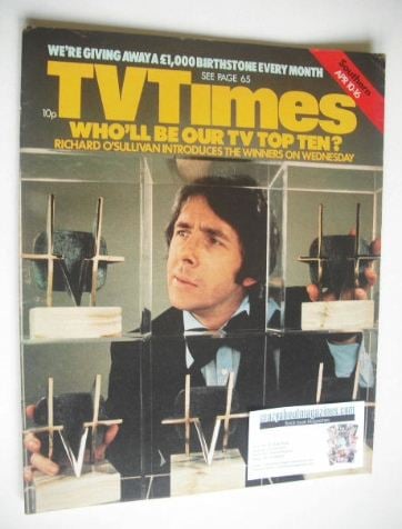 TV Times magazine - Richard O'Sullivan cover (10-16 April 1976)