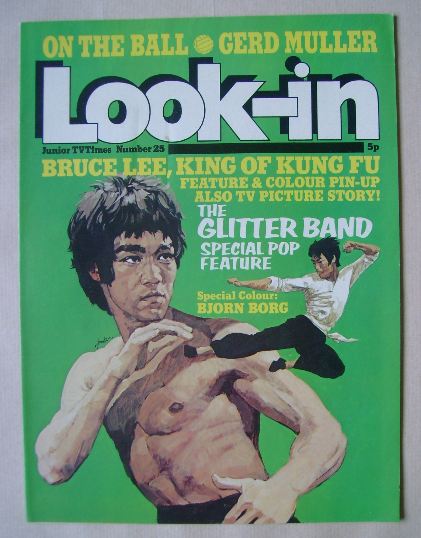 Look In magazine - Bruce Lee cover (29 June 1974)