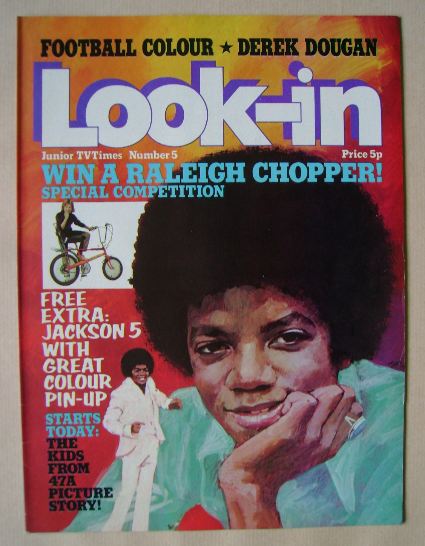 Look In magazine - Michael Jackson cover (9 February 1974)