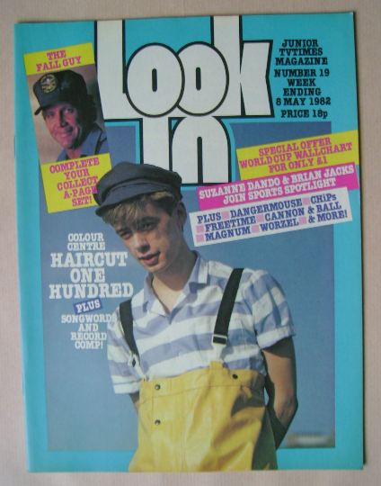 Look In magazine - Nick Heyward cover (8 May 1982)