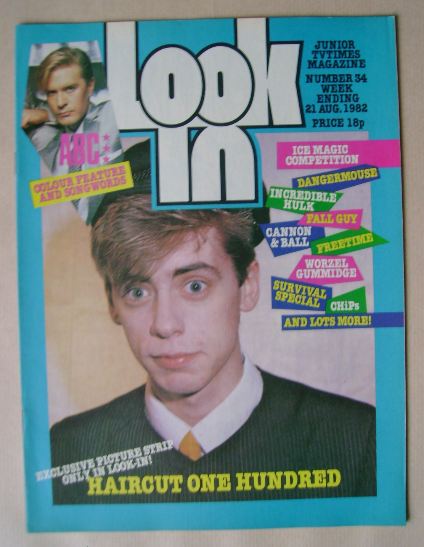 Look In magazine - Nick Heyward cover (21 August 1982)