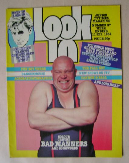 Look In magazine - Buster Bloodvessel cover (11 September 1982)