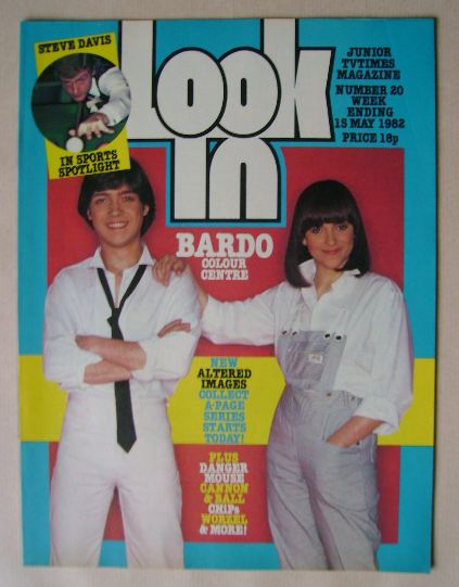Look In magazine - Bardo cover (15 May 1982)