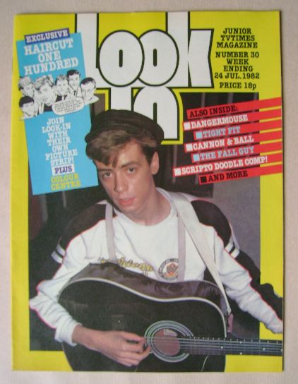 Look In magazine - Nick Heyward cover (24 July 1982)