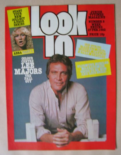 Look In magazine - Lee Majors cover (27 February 1982)