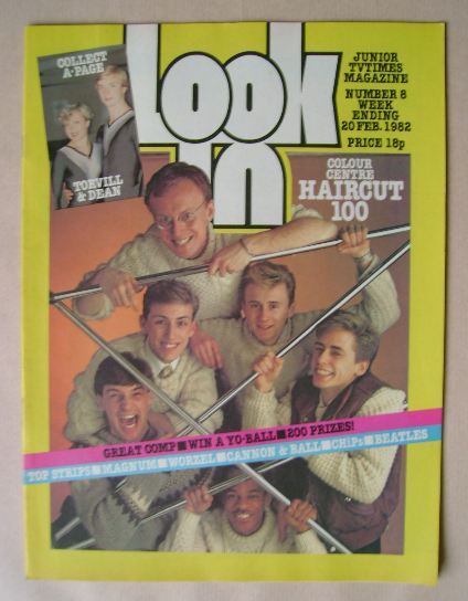 <!--1982-02-20-->Look In magazine - Haircut One Hundred cover (20 February 
