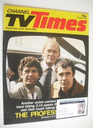 CTV Times magazine - 20-26 September 1980 - The Professionals cover