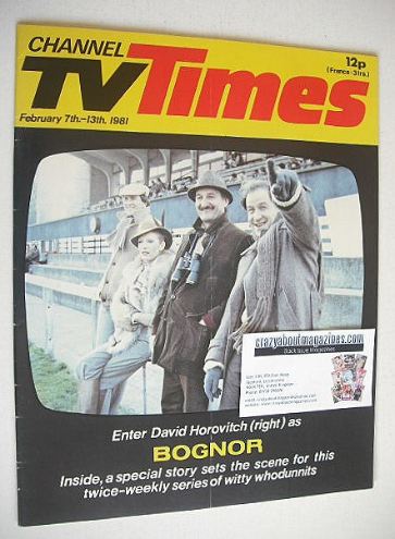 <!--1981-02-07-->CTV Times magazine - 7-13 February 1981 - Bognor cover