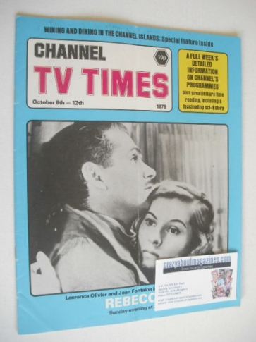 CTV Times magazine - 6-12 October 1979 - Laurence Olivier and Joan Fontaine cover