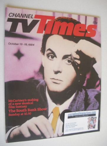 <!--1984-10-13-->CTV Times magazine - 13-19 October 1984 - Paul McCartney c