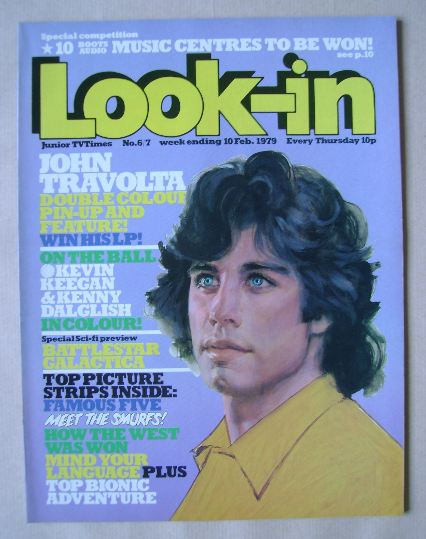 Look In magazine - John Travolta cover (10 February 1979)