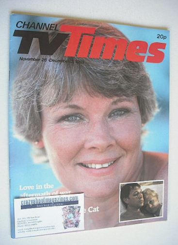 CTV Times magazine - 26 November - 2 December 1983 - Judi Dench cover