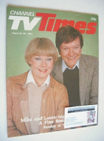 CTV Times magazine - 20-26 August 1983 - Judi Dench and Michael Williams cover