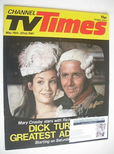 CTV Times magazine - 16-22 May 1981 - Mary Crosby and Richard O'Sullivan cover