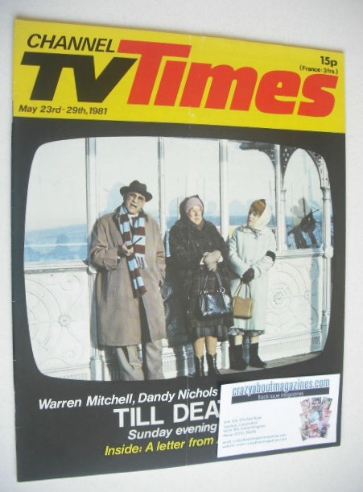 CTV Times magazine - 23-29 May 1981 - Till Death cover