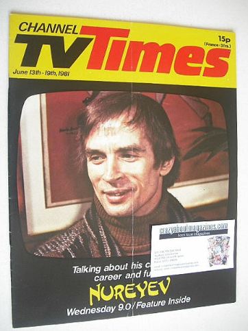 CTV Times magazine - 13-19 June 1981 - Rudolf Nureyev cover