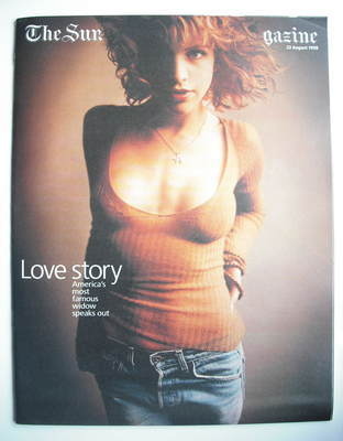 The Sunday Telegraph magazine - Courtney Love cover (23 August 1998)
