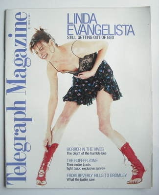Telegraph magazine - Linda Evangelista cover (21 June 1997)