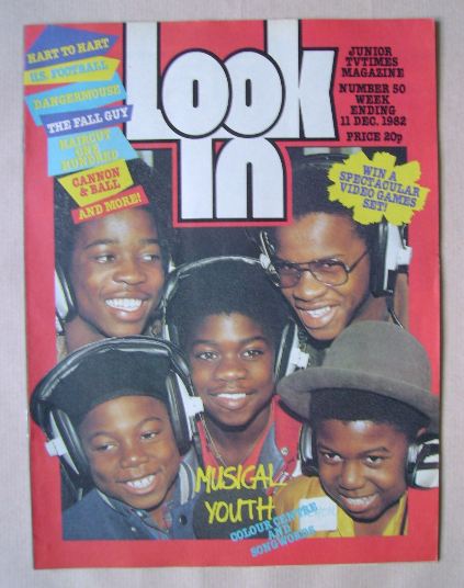 Look In magazine - Musical Youth cover (11 December 1982)