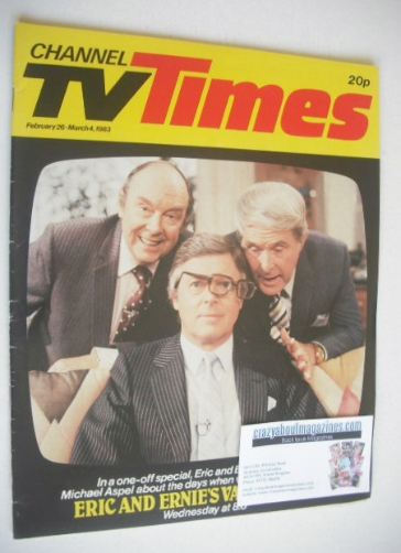 CTV Times magazine - 26 February - 4 March 1983 - Eric, Ernie & Michael cover