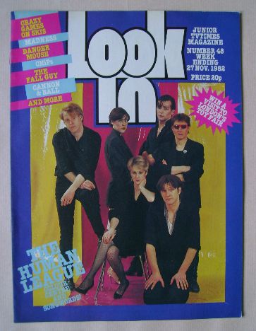 Look In magazine - Human League cover (27 November 1982)