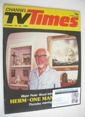 CTV Times magazine - 10-16 October 1981 - Major Peter Wood cover
