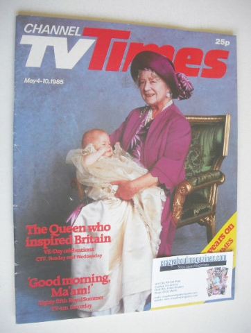 CTV Times magazine - 4-10 May 1985 - The Queen Mother cover
