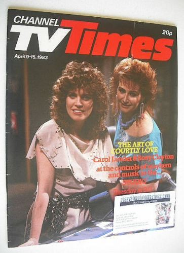 CTV Times magazine - 9-15 April 1983 - Carol Leader & Rosy Clayton cover