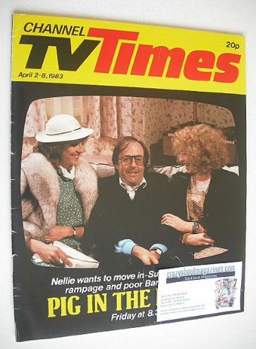 CTV Times magazine - 2-8 April 1983 - Pig In The Middle cover
