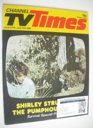 CTV Times magazine - 27 June - 3 July 1981 - Shirley Strum cover
