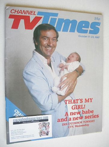 CTV Times magazine - 17-23 October 1987 - Des O'Connor cover