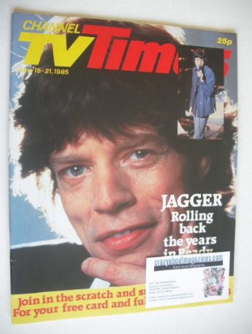 CTV Times magazine - 15-21 June 1985 - Mick Jagger cover