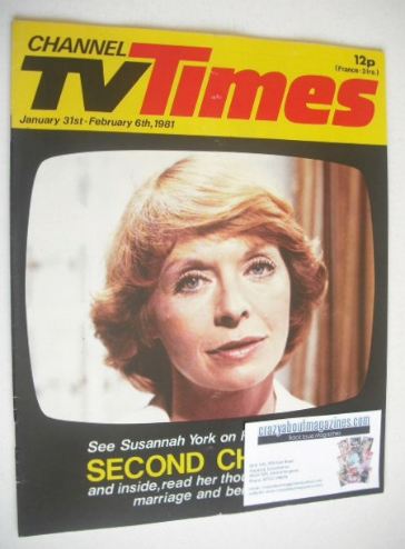 CTV Times magazine - 31 January - 6 February 1981 - Susannah York cover