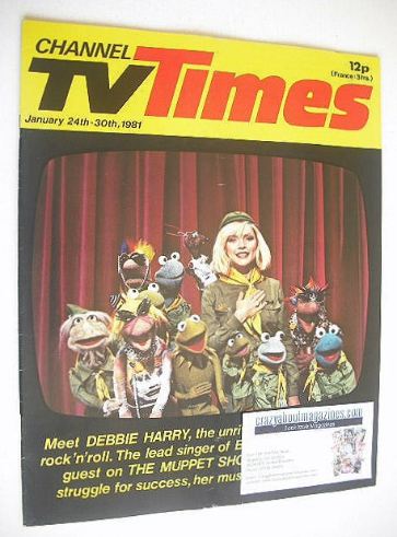 CTV Times magazine - 24-30 January 1981 - Debbie Harry and The Muppets cover