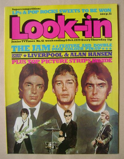 Look In magazine - The Jam cover (6 October 1979)