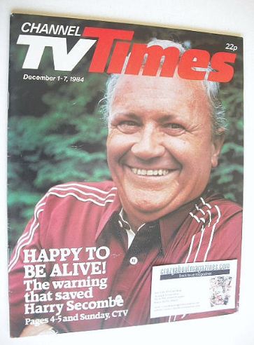 CTV Times magazine - 1-7 December 1984 - Harry Secombe cover