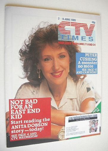 CTV Times magazine - 3-9 June 1989 - Anita Dobson cover