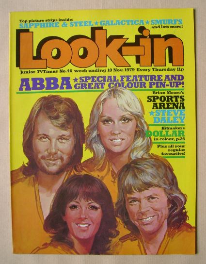<!--1979-11-10-->Look In magazine - ABBA cover (10 November 1979)