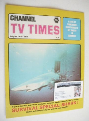 CTV Times magazine - 18-24 August 1979 - Shark cover