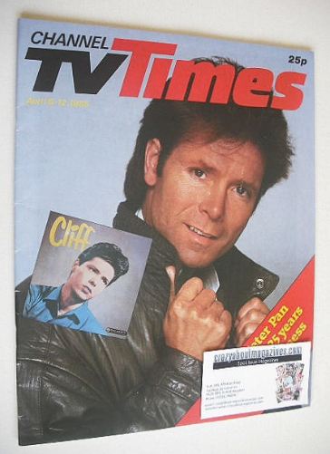 CTV Times magazine - 6-12 April 1985 - Cliff Richard cover
