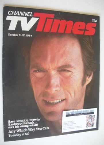 CTV Times magazine - 6-12 October 1984 - Clint Eastwood cover