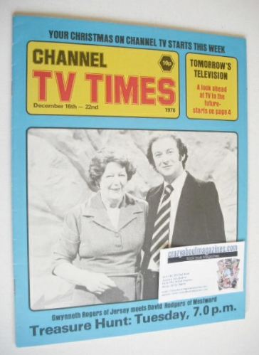 CTV Times magazine - 16-22 December 1978 - Treasure Hunt cover