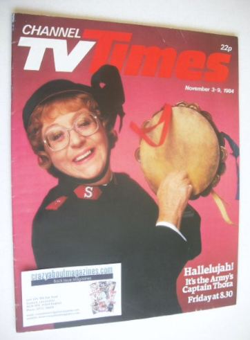 CTV Times magazine - 3-9 November 1984 - Thora Hird cover
