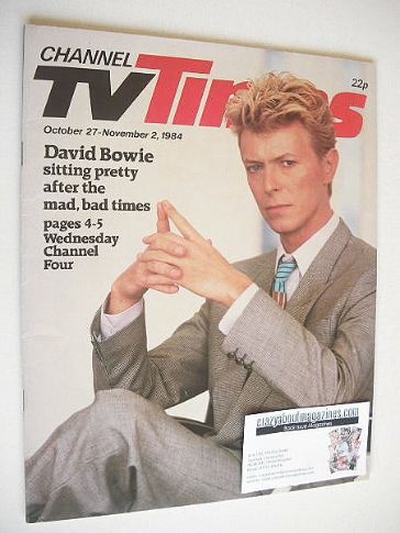 CTV Times magazine - 27 October - 2 November 1984 - David Bowie cover