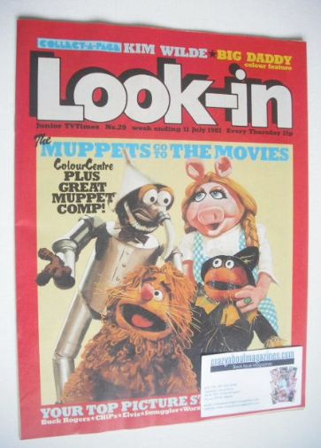 Look In magazine - The Muppets cover (11 July 1981)