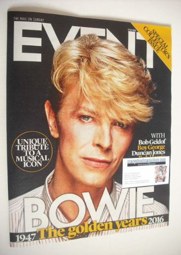 <!--2016-01-17-->Event magazine - David Bowie cover (17 January 2016)